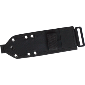 ESEE 3P-MB-DE Fixed Blade Dark Earth Coated Knife with Black Plastic Molded Sheath and Tan Micarta Handle